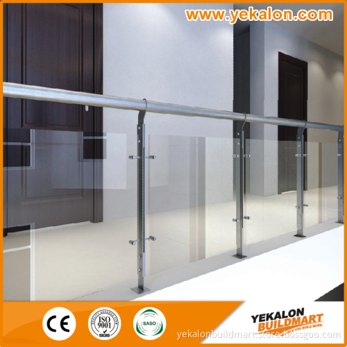 2016 Top Grade Good Design Stainless Steel Glass Railing for Balcony and Shopping Mall From China